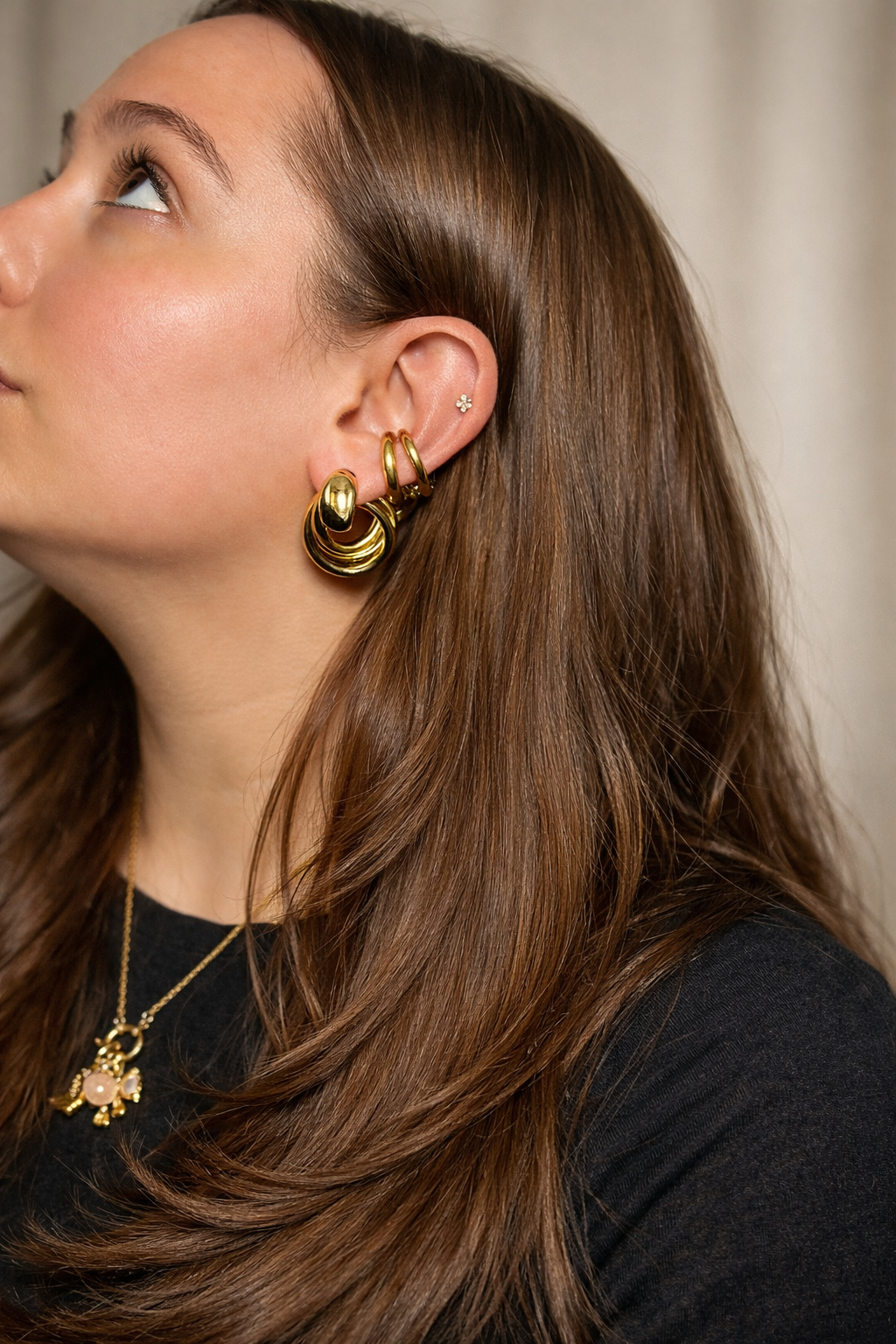 Vintage Gold Ohrringe