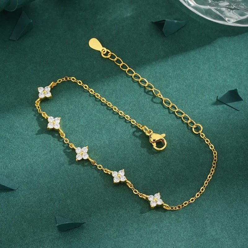 Armband Kleeblatt Diamond