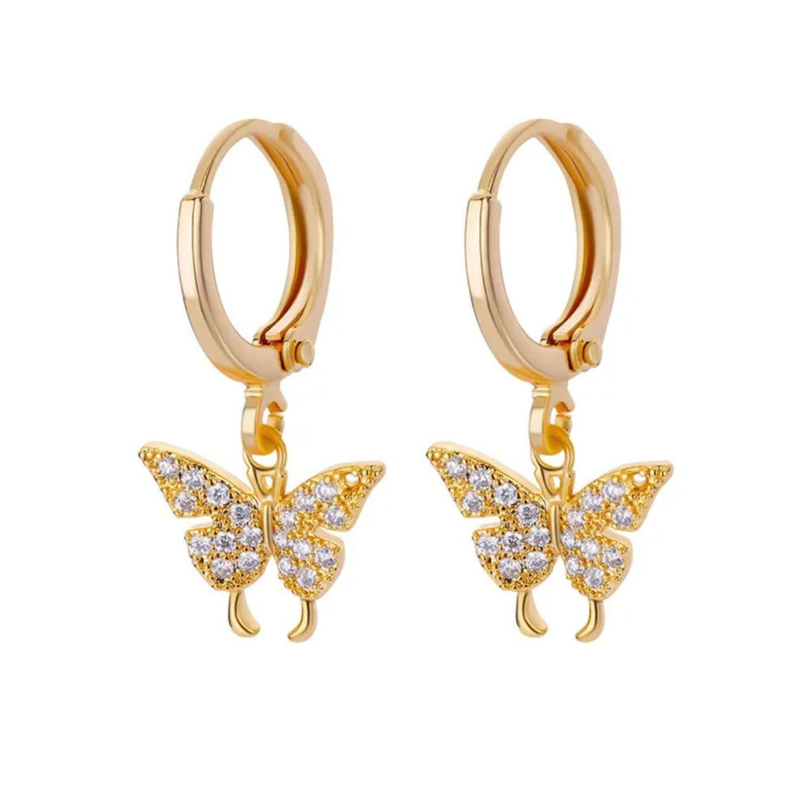 Shiny Butterfly Ohrringe