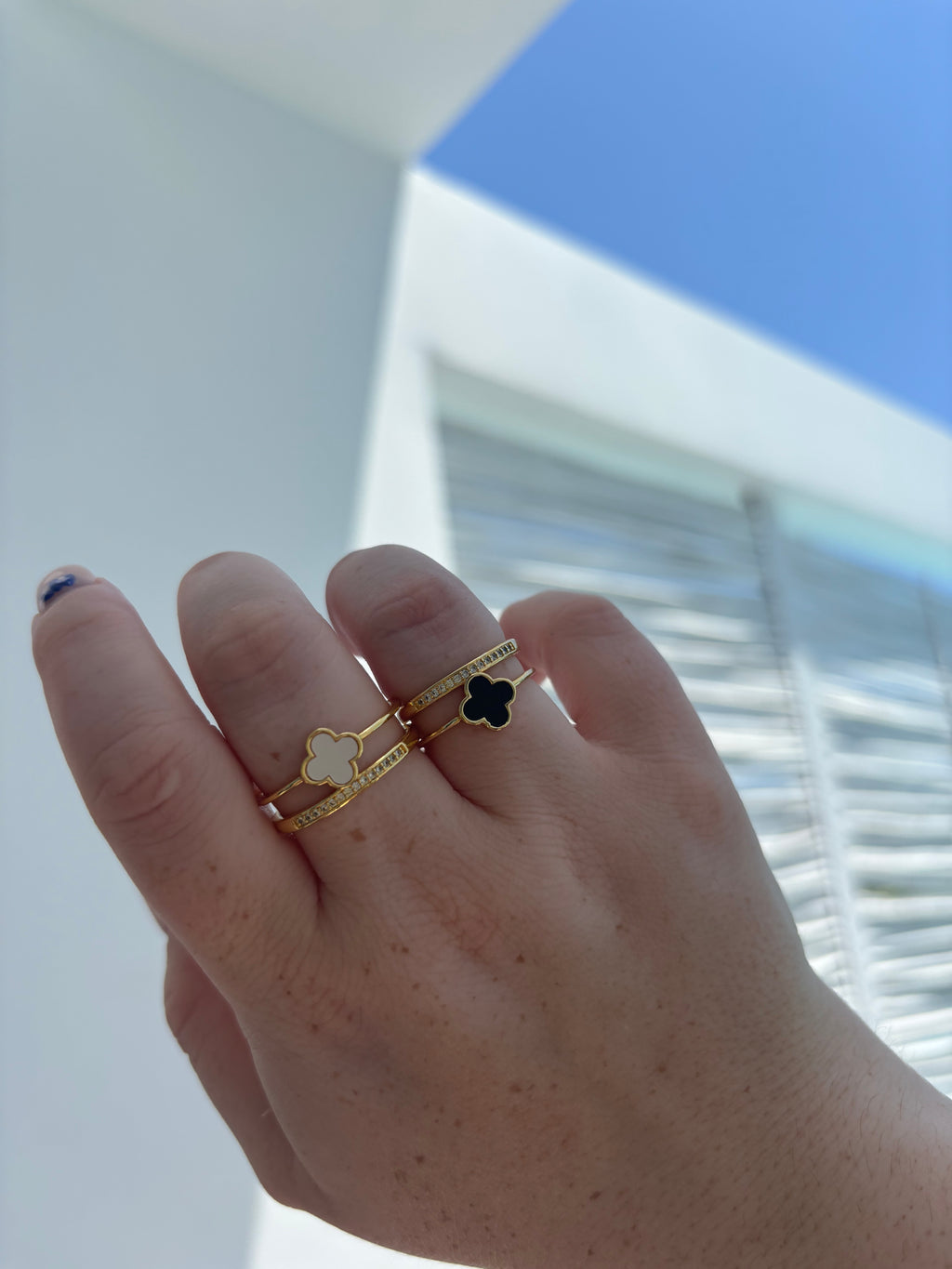 Ring Double Daisy