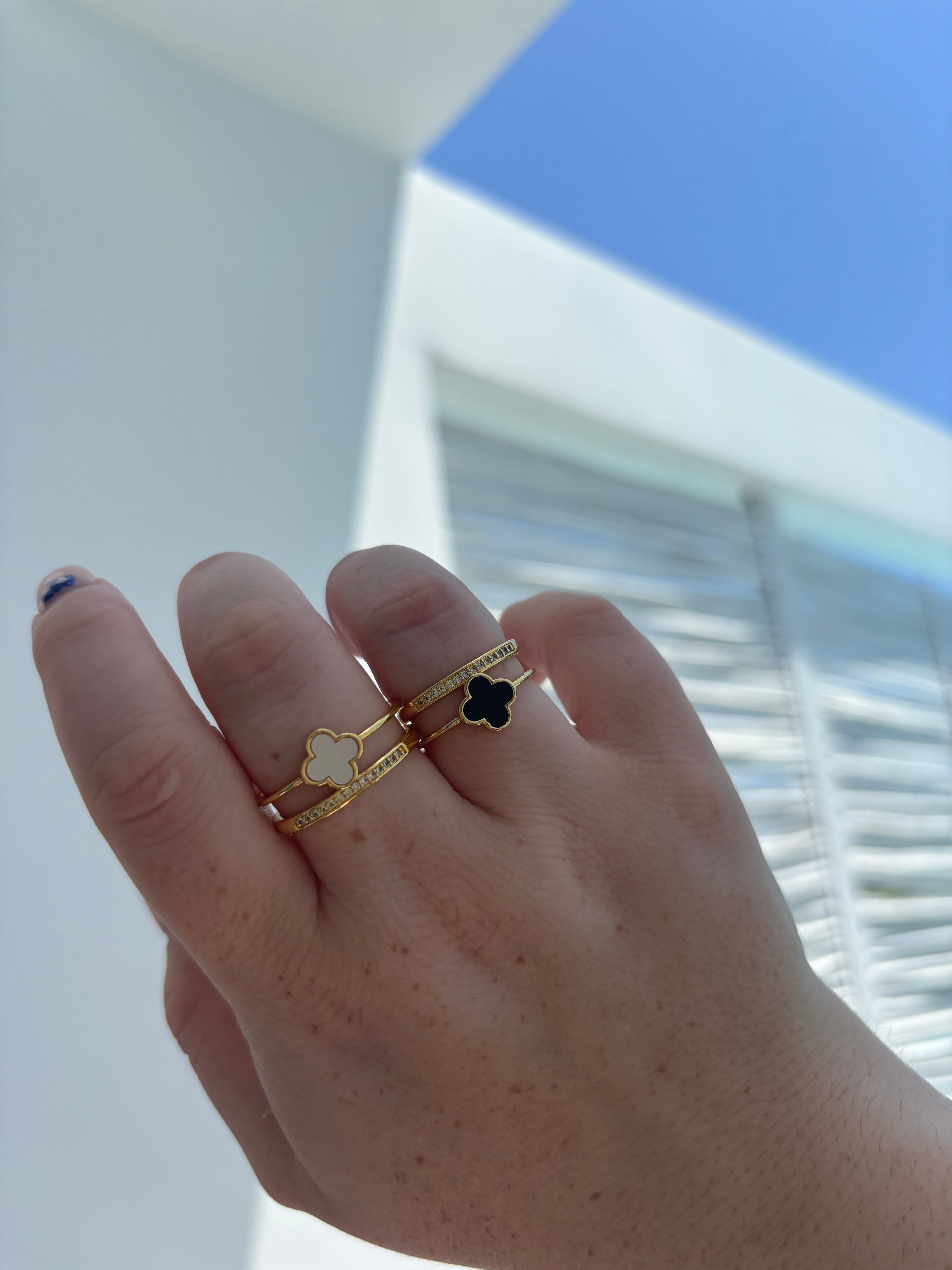 Ring Double Daisy