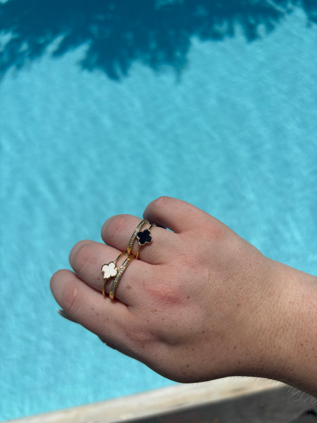 Ring Double Daisy