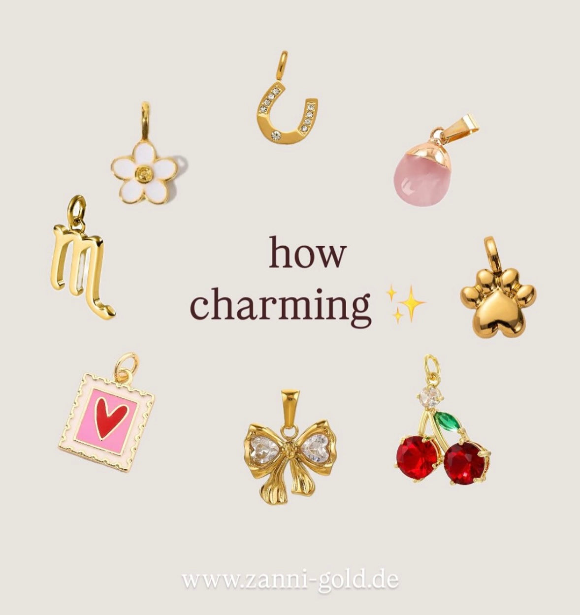 Wähle aus verschiedenen Charms